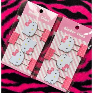 ハローキティ(ハローキティ)のHELLO KITTY❤︎キティちゃん♡クリップ📎セット♡(その他)