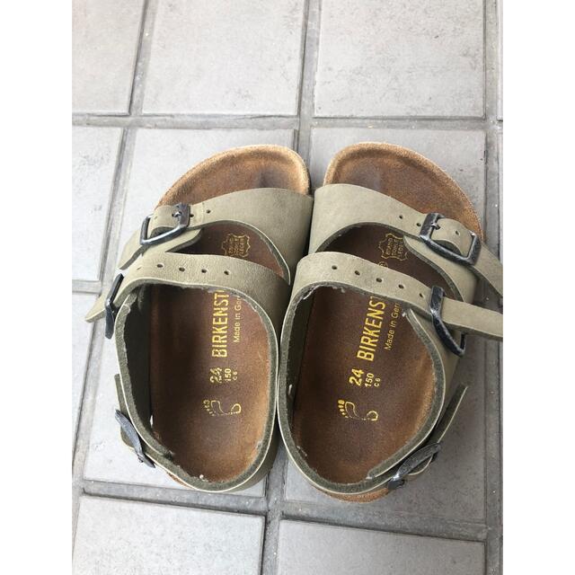 BIRKENSTOCK(ビルケンシュトック)のビルケンシュトックBIRKENSTOCK Roma サイズ24 、15cm キッズ/ベビー/マタニティのキッズ靴/シューズ(15cm~)(サンダル)の商品写真