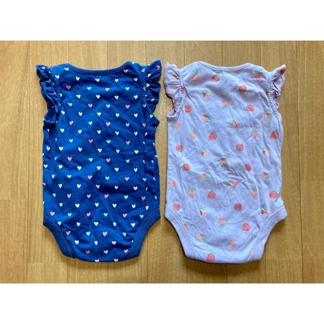 babyGAP(ベビーギャップ)のGAP ロンパース 肌着 60 ２枚セット キッズ/ベビー/マタニティのベビー服(~85cm)(ロンパース)の商品写真