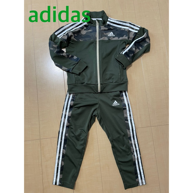 adidas(アディダス)のadidas 迷彩柄 ジャージ上下セット 120cm キッズ/ベビー/マタニティのキッズ服男の子用(90cm~)(その他)の商品写真