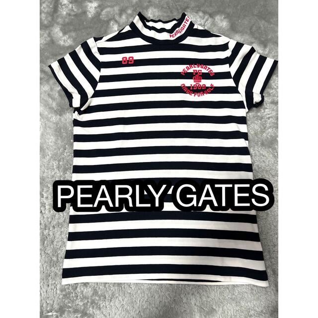 PEARLY GATES(パーリーゲイツ)のPEARLY GATES パーリーゲイツ 半袖 レディース 1 スポーツ/アウトドアのゴルフ(ウエア)の商品写真