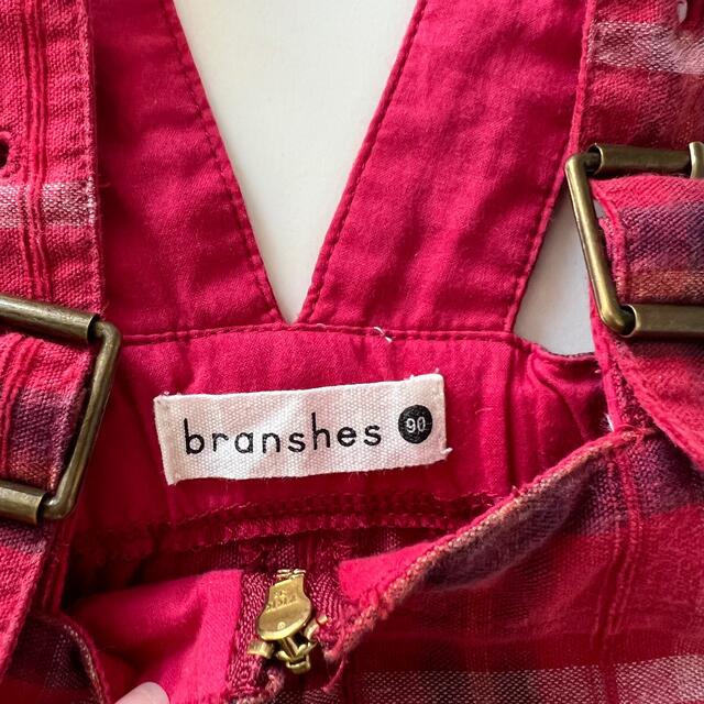 Branshes(ブランシェス)のBranshes ジャンパースカート　90cm キッズ/ベビー/マタニティのキッズ服女の子用(90cm~)(ワンピース)の商品写真