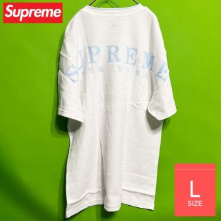 S)Supreme Stripe Rib Waffle Topワッフル半袖シャツ