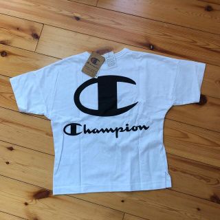 チャンピオン(Champion)の新品タグ付き Champion 140cmバックビッグロゴ半袖Tシャツ(Tシャツ/カットソー)