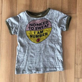 ロンハーマン(Ron Herman)のDenim Dungaree ロゴ　プリントTシャツ(Tシャツ/カットソー)