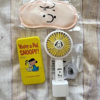 スヌーピー(SNOOPY)の【SNOOPY】充電式 ハンディファン オマケ付き(扇風機)