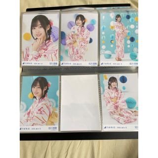 ノギザカフォーティーシックス(乃木坂46)の乃木坂46 北川悠理 浴衣 生写真 5種コンプ(アイドルグッズ)