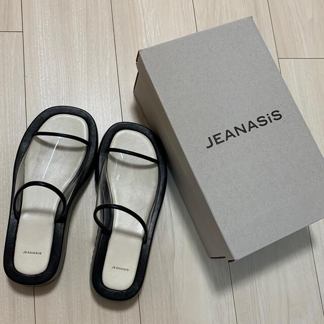 JEANASIS(ジーナシス)のJEANASISクリアパイピングサンダル レディースの靴/シューズ(サンダル)の商品写真