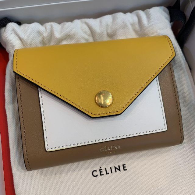 celine(セリーヌ)の☆超美品☆CELINE セリーヌ マルチファンクション コンパクト三つ折り財布 レディースのファッション小物(財布)の商品写真