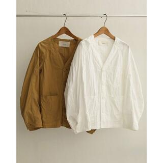 トゥデイフル(TODAYFUL)のtodayful  collarless washed jacket(ノーカラージャケット)