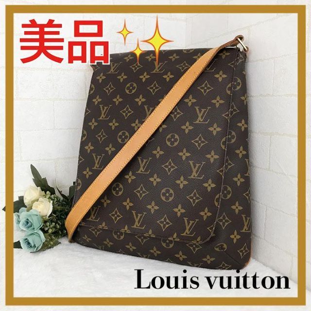 素晴らしい LOUIS VUITTON ルイヴィトン ミュゼット ショルダーバッグ ...