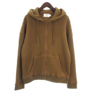 トラディショナルウェザーウェア(TRADITIONAL WEATHERWEAR)のトラディショナルウェザーウェア TWW パーカー ローゲージ ワッフル 茶 M(パーカー)