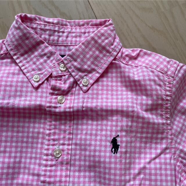 Ralph Lauren(ラルフローレン)のラルフローレン　キッズ　110 100 半袖　男の子　シャツ　チルドレン キッズ/ベビー/マタニティのキッズ服男の子用(90cm~)(Tシャツ/カットソー)の商品写真