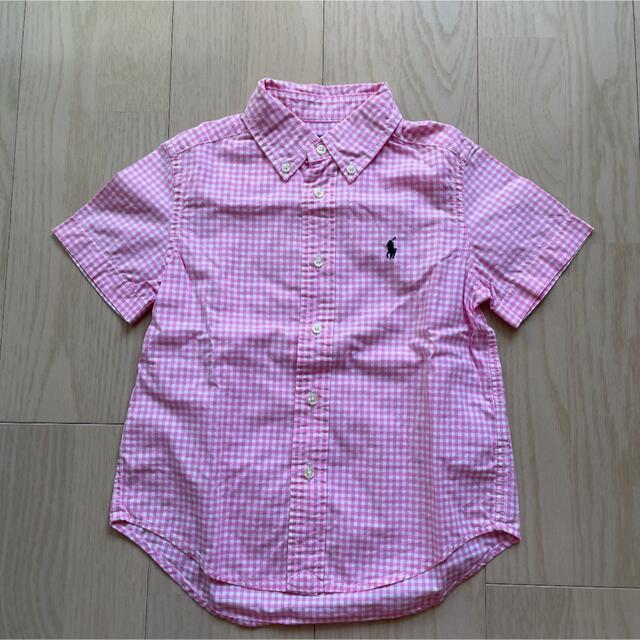 Ralph Lauren(ラルフローレン)のラルフローレン　キッズ　110 100 半袖　男の子　シャツ　チルドレン キッズ/ベビー/マタニティのキッズ服男の子用(90cm~)(Tシャツ/カットソー)の商品写真