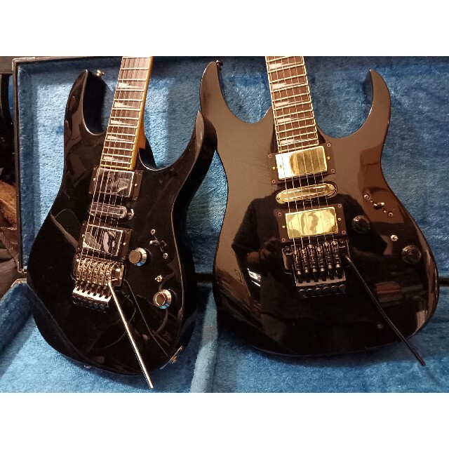 Ibanez(アイバニーズ)のRG370DX MOD 3H Black/Silver & Gold 楽器のギター(エレキギター)の商品写真