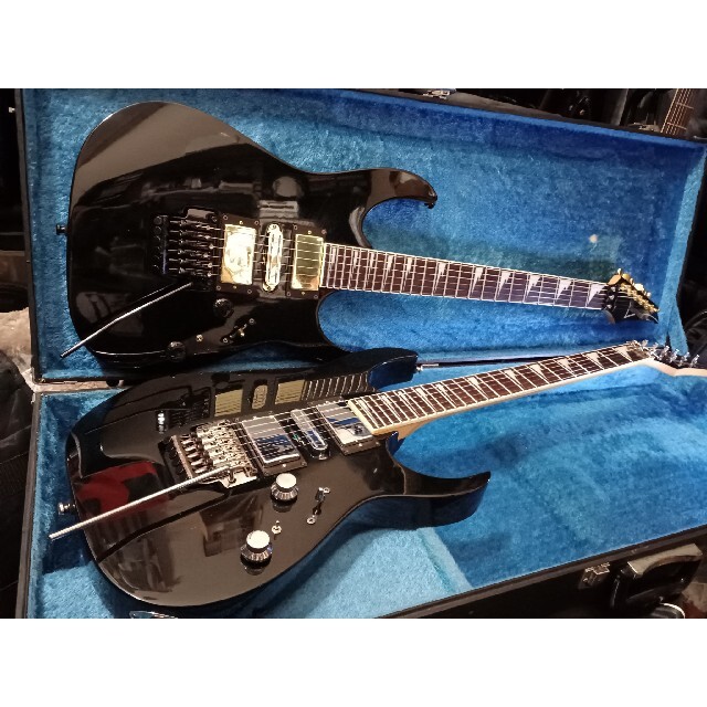 Ibanez(アイバニーズ)のRG370DX MOD 3H Black/Silver & Gold 楽器のギター(エレキギター)の商品写真