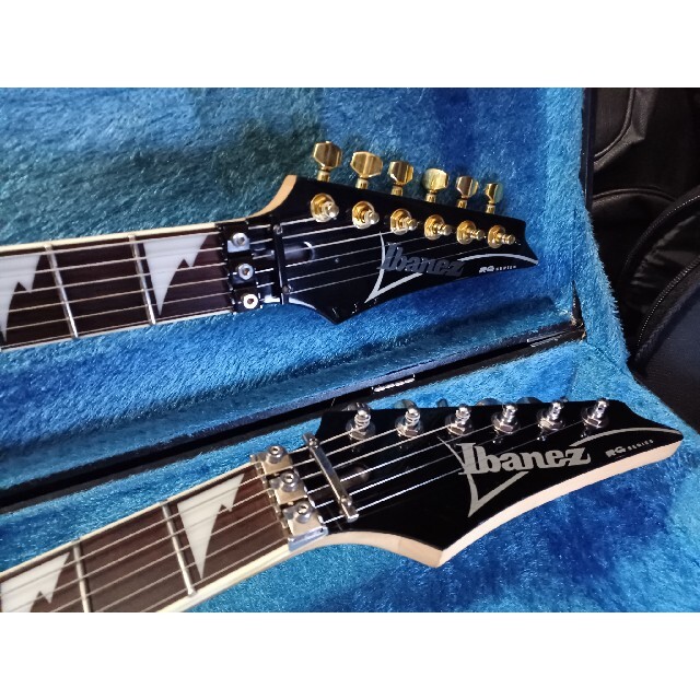 Ibanez(アイバニーズ)のRG370DX MOD 3H Black/Silver & Gold 楽器のギター(エレキギター)の商品写真