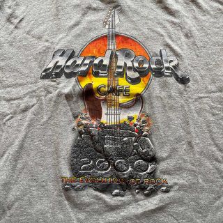 ハードロックカフェ(Hard Rock CAFE)のハードロックカフェギターロゴTシャツL(Tシャツ/カットソー(半袖/袖なし))