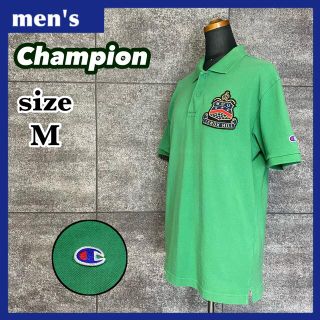 チャンピオン(Champion)のChampion チャンピオン ポロシャツ メンズ サイズM グリーン(ポロシャツ)