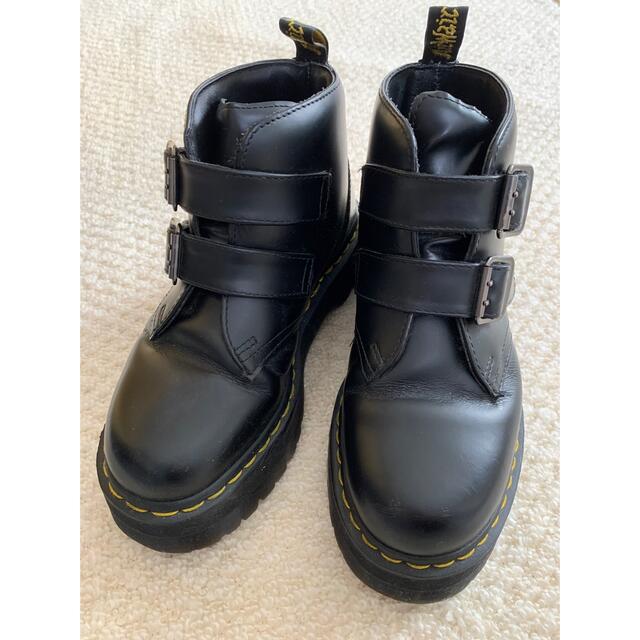 Dr.Martens UK5 黒 厚底 アギネス ドクターマーチン ブーツ 3