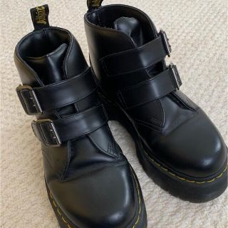 ドクターマーチン(Dr.Martens)のDr.Martens UK5 黒 厚底 アギネス ドクターマーチン ブーツ(ブーツ)