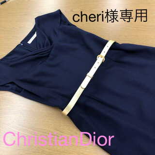 クリスチャンディオール(Christian Dior)のChristianDior クリスチャンディオール　ワンピース(ひざ丈ワンピース)