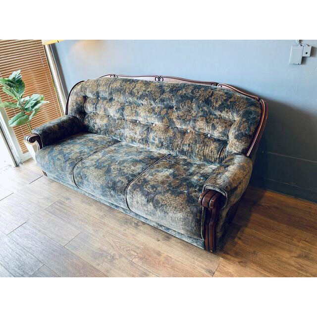 カリモク家具 - 専用です 90'svintage40万カリモクアンティーク3人掛け