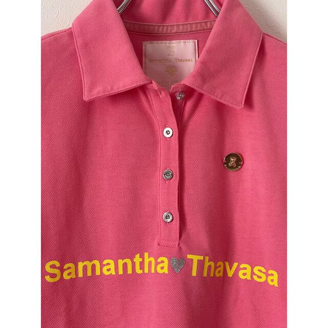 Samantha Thavasa(サマンサタバサ)のサマンサタバサ レディース ゴルフウェア 半袖 ポロシャツ スポーツ/アウトドアのゴルフ(ウエア)の商品写真