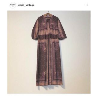 ロキエ(Lochie)のkiaris vintage 購入 ロングワンピース(ロングワンピース/マキシワンピース)