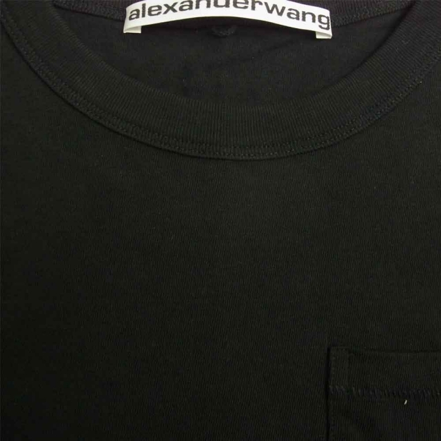 Alexander Wang(アレキサンダーワン)のAlexander Wang アレキサンダーワン Tシャツ ブラック S【中古】 レディースのトップス(シャツ/ブラウス(半袖/袖なし))の商品写真