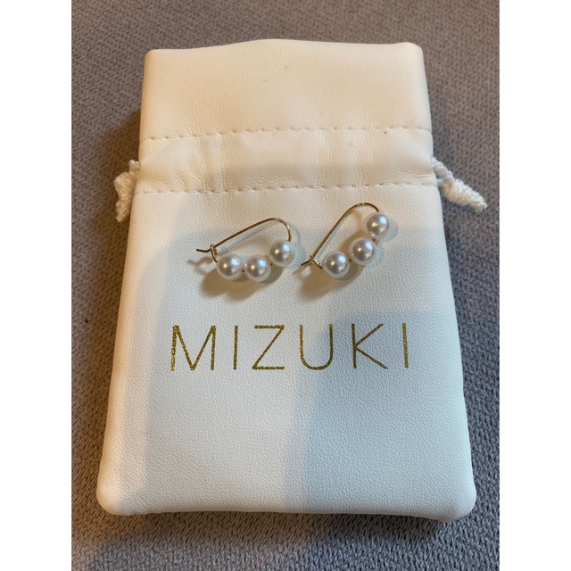 【美品】MIZUKI jewelry アコヤパールピアス
