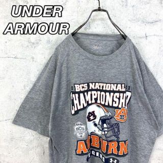 アンダーアーマー(UNDER ARMOUR)の希少 90s アンダーアーマー Tシャツ ビッグプリント ビッグシルエット 美品(Tシャツ/カットソー(半袖/袖なし))