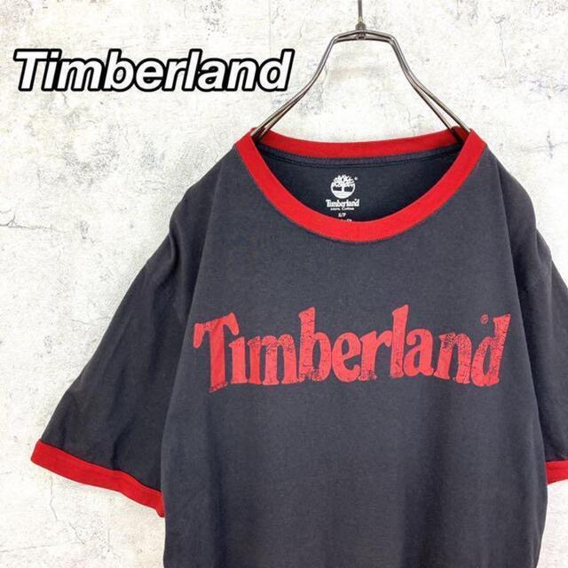 Timberland(ティンバーランド)の希少 90s ティンバーランド Tシャツ ビッグプリント 美品 メンズのトップス(Tシャツ/カットソー(半袖/袖なし))の商品写真