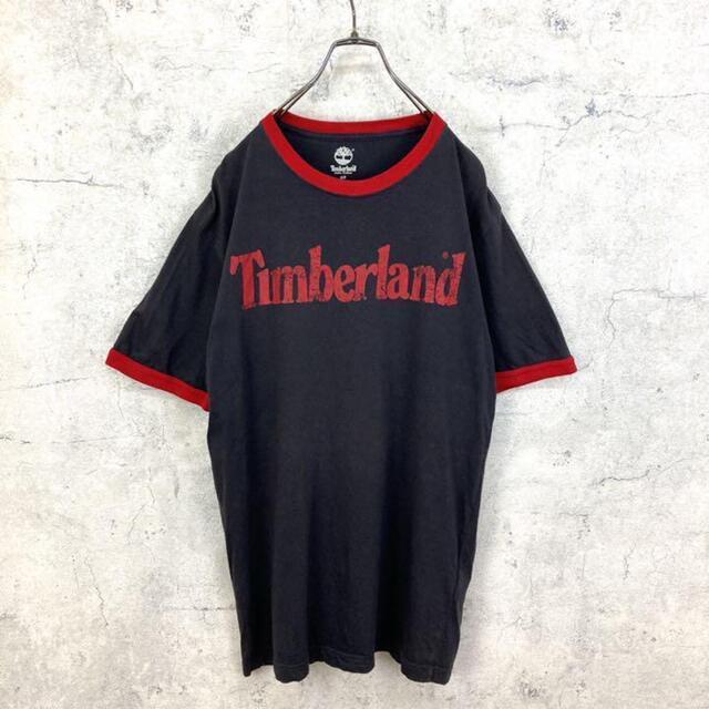 Timberland(ティンバーランド)の希少 90s ティンバーランド Tシャツ ビッグプリント 美品 メンズのトップス(Tシャツ/カットソー(半袖/袖なし))の商品写真
