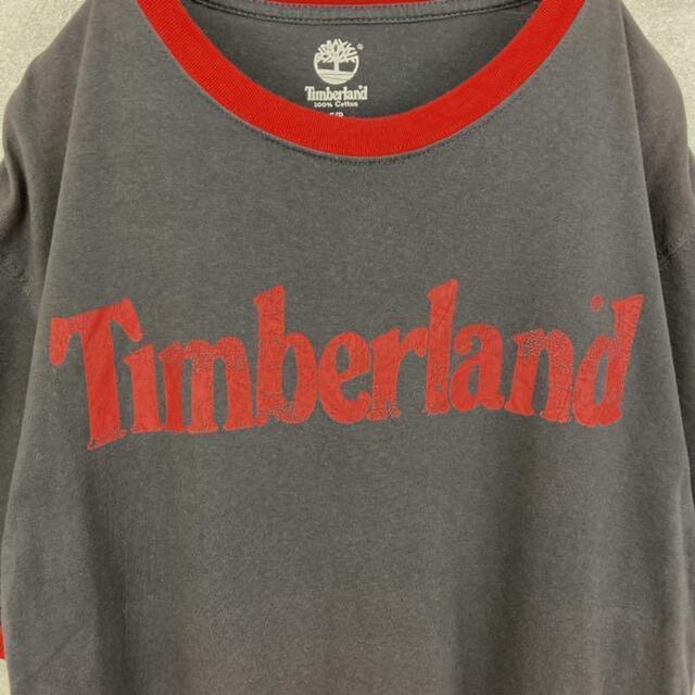 Timberland(ティンバーランド)の希少 90s ティンバーランド Tシャツ ビッグプリント 美品 メンズのトップス(Tシャツ/カットソー(半袖/袖なし))の商品写真