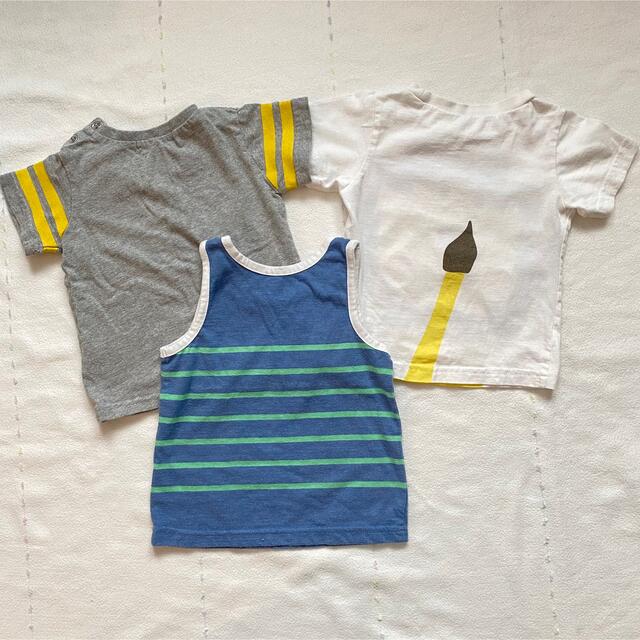 Old Navy(オールドネイビー)のTシャツ ノースリーブシャツ 80 3枚セット キッズ/ベビー/マタニティのベビー服(~85cm)(Ｔシャツ)の商品写真