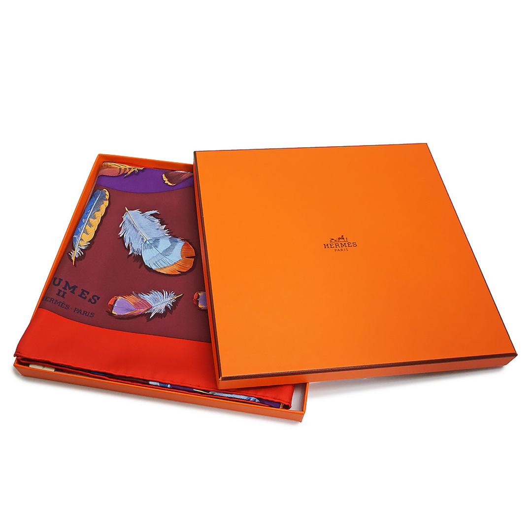楽天 Hermes - スカーフ(未使用 展示品) PLUMESII カレ90 シルク100
