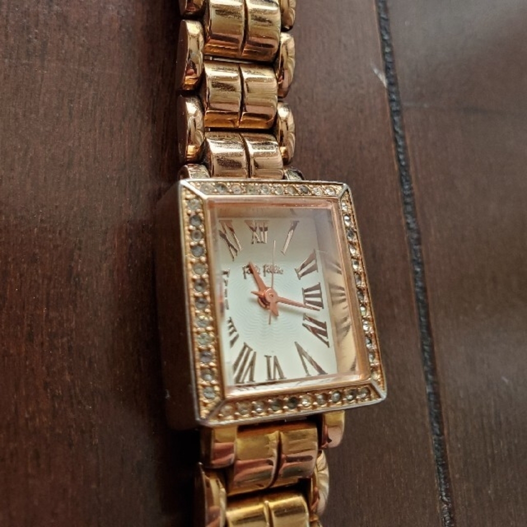Folli Follie(フォリフォリ)のFolli Follie　ゴールドの時計 レディースのファッション小物(腕時計)の商品写真