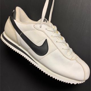 ナイキ(NIKE)の初期  96年 nike  レザー  コルテッツ　白×黒(スニーカー)