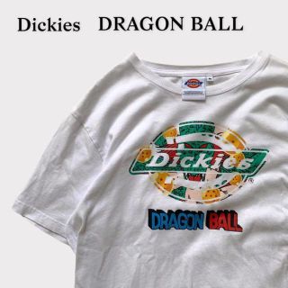 ディッキーズ(Dickies)のディッキーズ　Tシャツ　半袖　ドラゴンボール　アニメTシャツ　白　Mサイズ(Tシャツ/カットソー(半袖/袖なし))