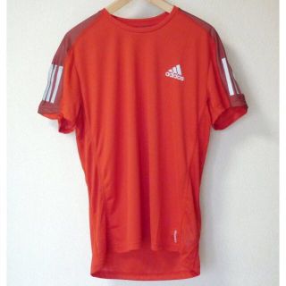 アディダス(adidas)の新品M★アディダスadidas レッド赤オウン ザ ラン 半袖Tシャツ(ウェア)