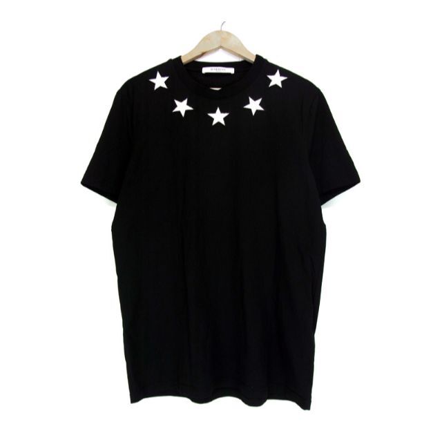 ジバンシィGIVENCHY□18SS STARS TEEスターパッチTシャツ-