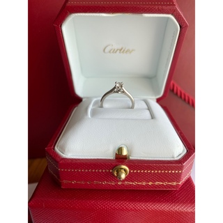 Cartier - 時間限定価格！Cartier カルティエ  ソリテール プラチナリング　47号