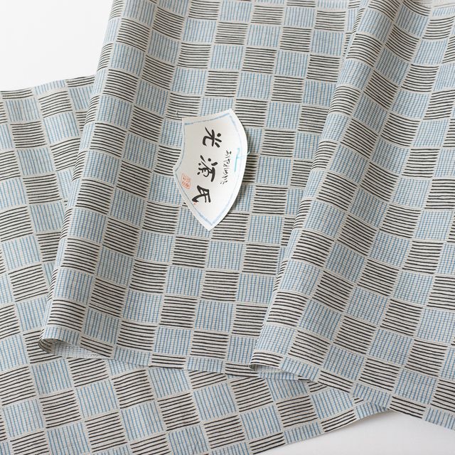 【源氏物語 】捺染 浴衣反物 R3-36 新品 光源氏 男物 ゆかた 綿麻
