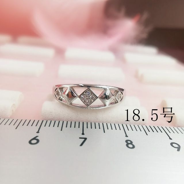 tt18038閉店セールリング18.5号リングczダイヤモンドファッションリング レディースのアクセサリー(リング(指輪))の商品写真