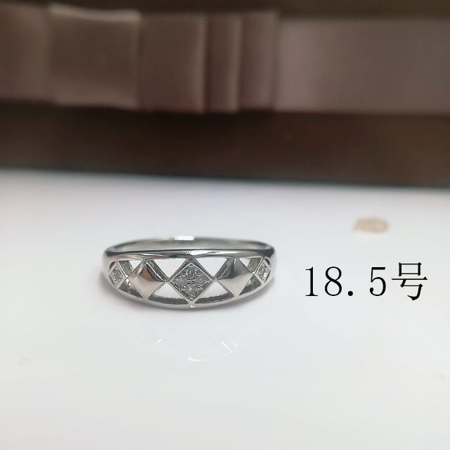 tt18038閉店セールリング18.5号リングczダイヤモンドファッションリング レディースのアクセサリー(リング(指輪))の商品写真