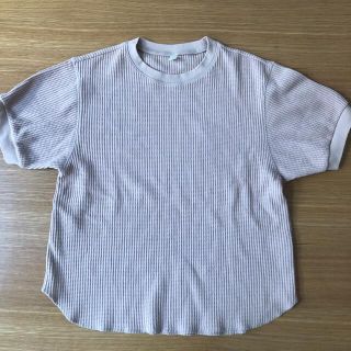 ユニクロ(UNIQLO)のユニクロ　ワッフルTシャツ　M(Tシャツ(半袖/袖なし))