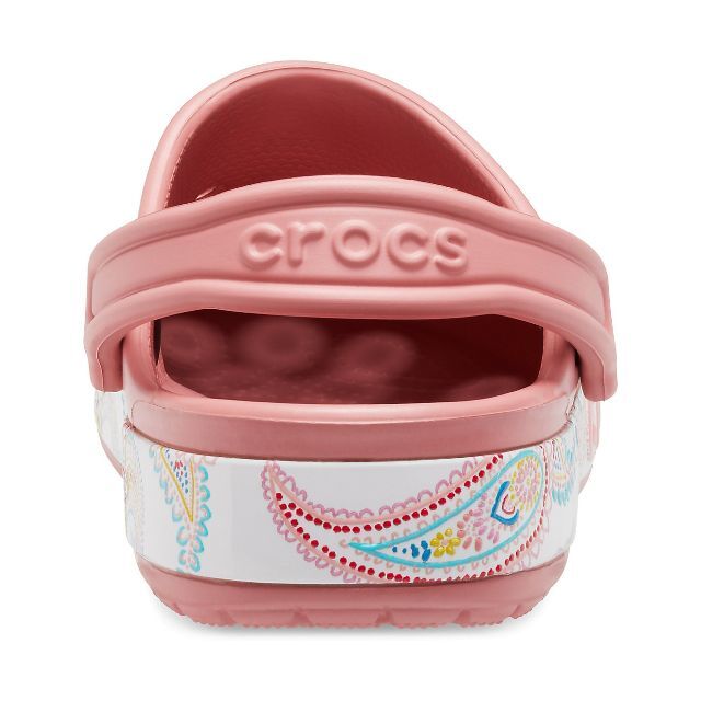 crocs(クロックス)の23cm クロックス バヤバンド バンダナ プリンテッド クロッグ ピンク系 レディースの靴/シューズ(サンダル)の商品写真