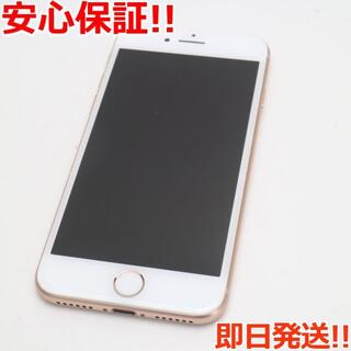 アイフォーン(iPhone)の美品 SIMフリー iPhone8 64GB ゴールド (スマートフォン本体)