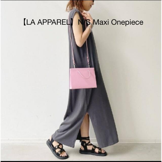 L'Appartement DEUXIEME CLASSE(アパルトモンドゥーズィエムクラス)の【LA APPAREL】N/S Maxi Onepiece レディースのワンピース(ロングワンピース/マキシワンピース)の商品写真